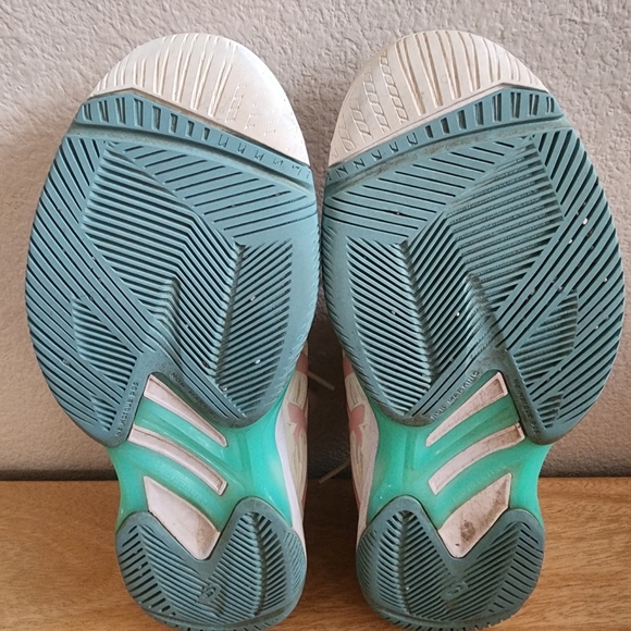 Asics Womens Solution Speed FF 2 Running Shoes White Frosted Rose Size 8.5 - Picture 12 of 12